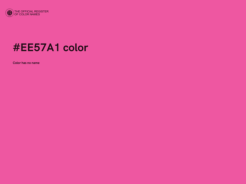 #EE57A1 color image