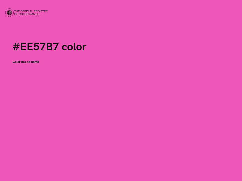 #EE57B7 color image