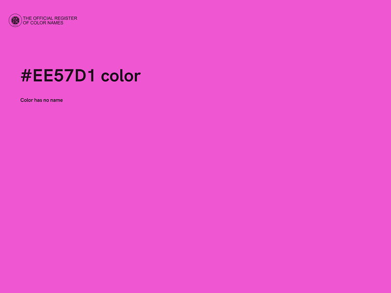 #EE57D1 color image