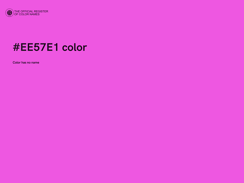 #EE57E1 color image