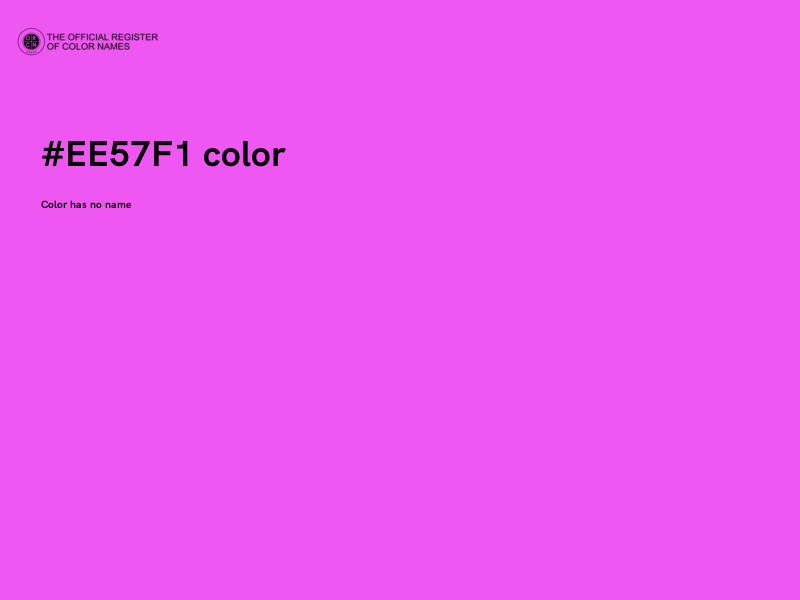 #EE57F1 color image