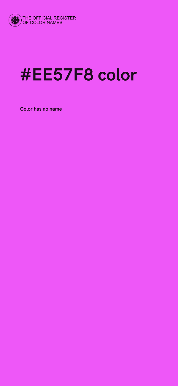 #EE57F8 color image