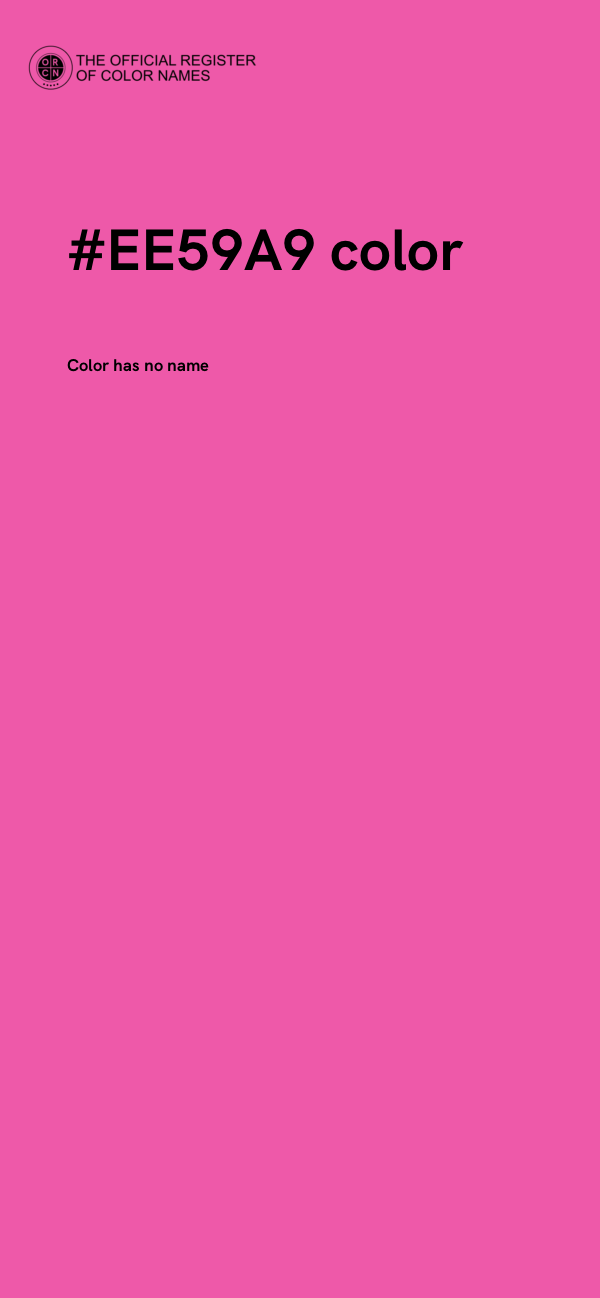 #EE59A9 color image