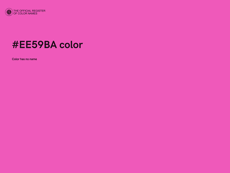 #EE59BA color image