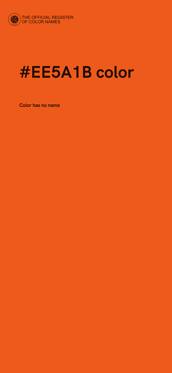 #EE5A1B color image