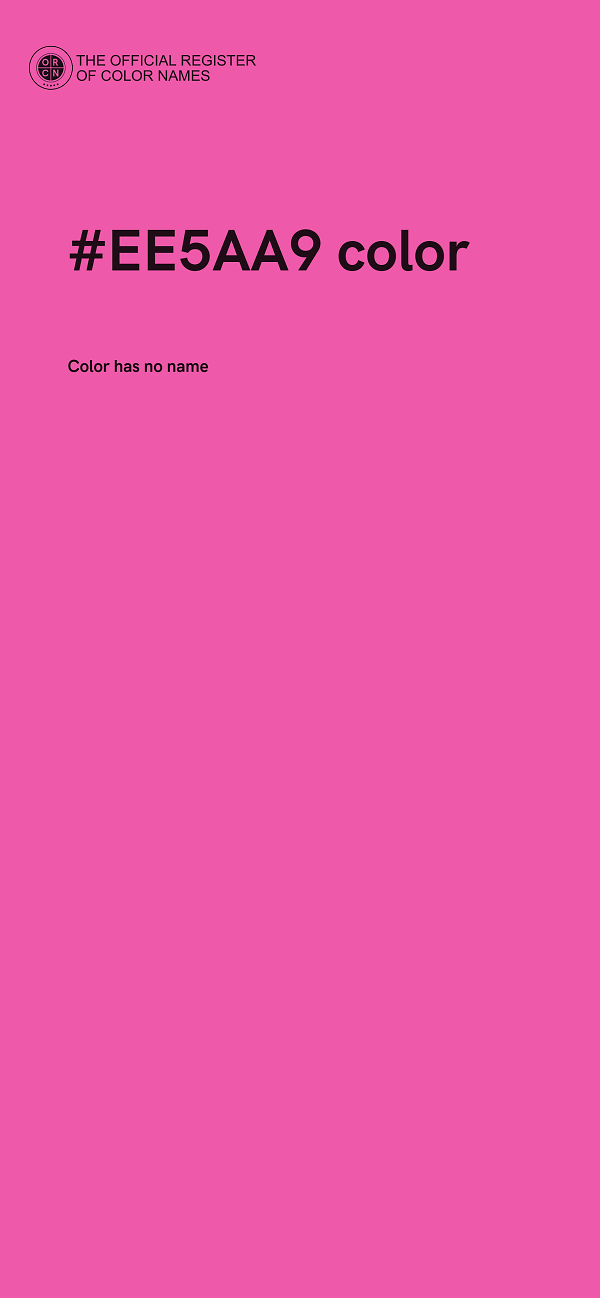 #EE5AA9 color image