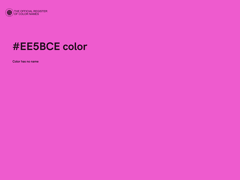 #EE5BCE color image