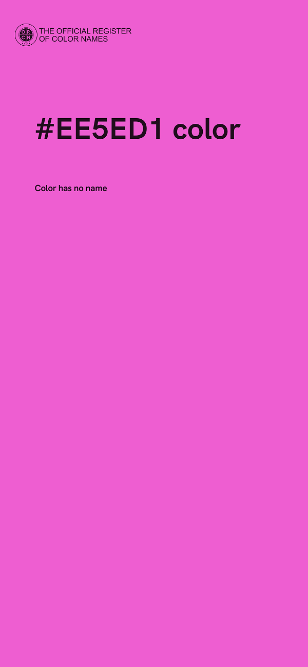 #EE5ED1 color image