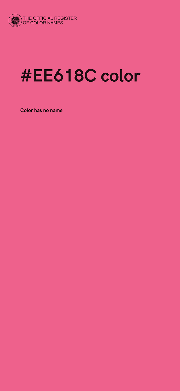 #EE618C color image