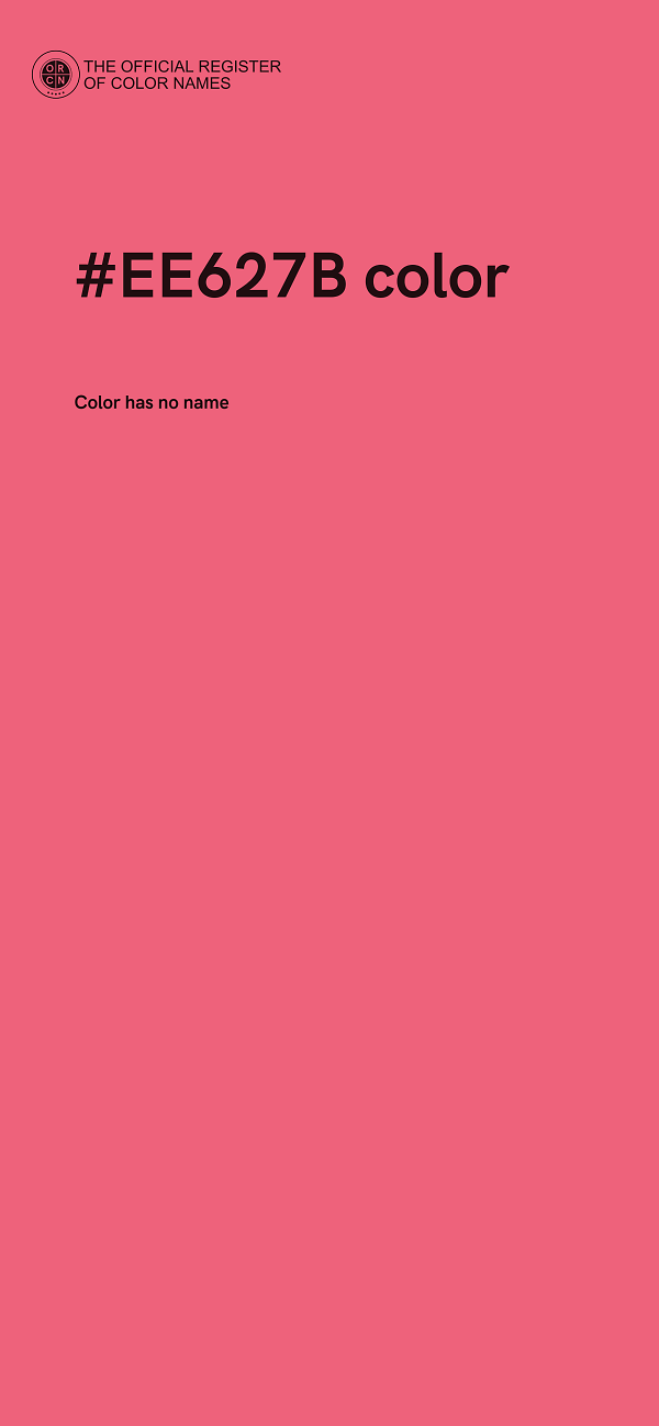 #EE627B color image
