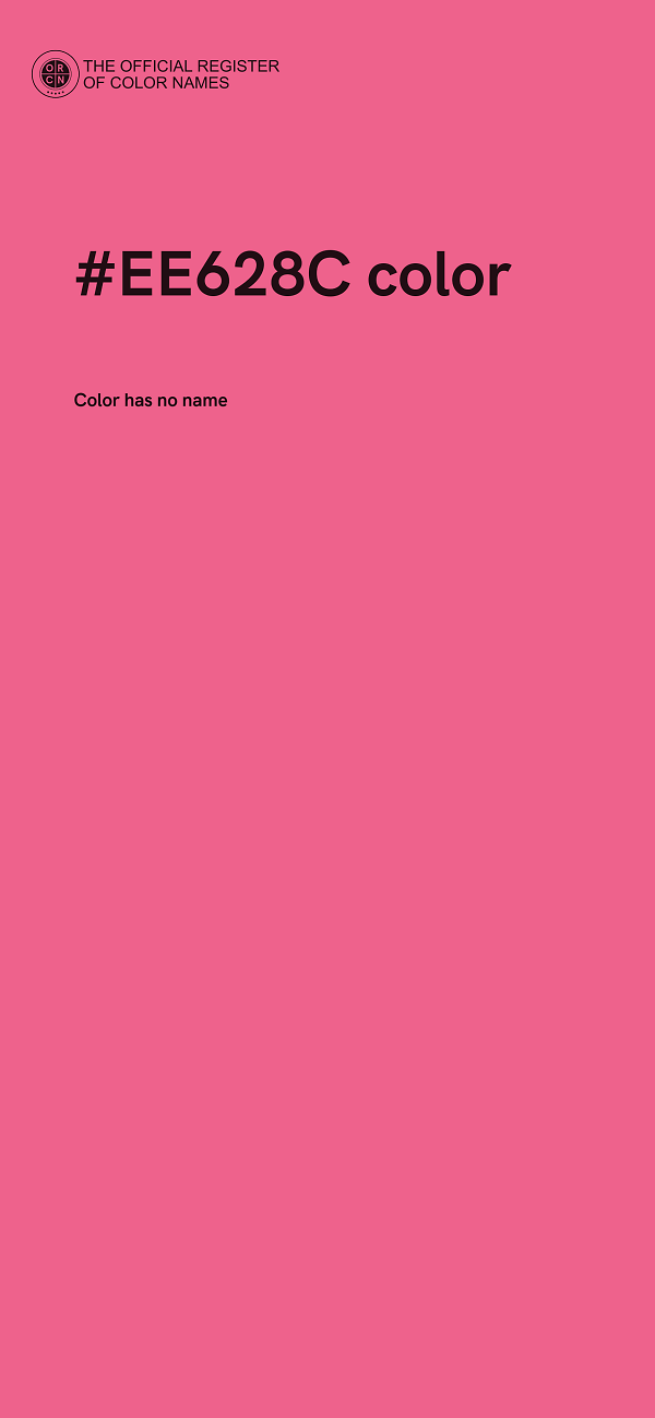 #EE628C color image