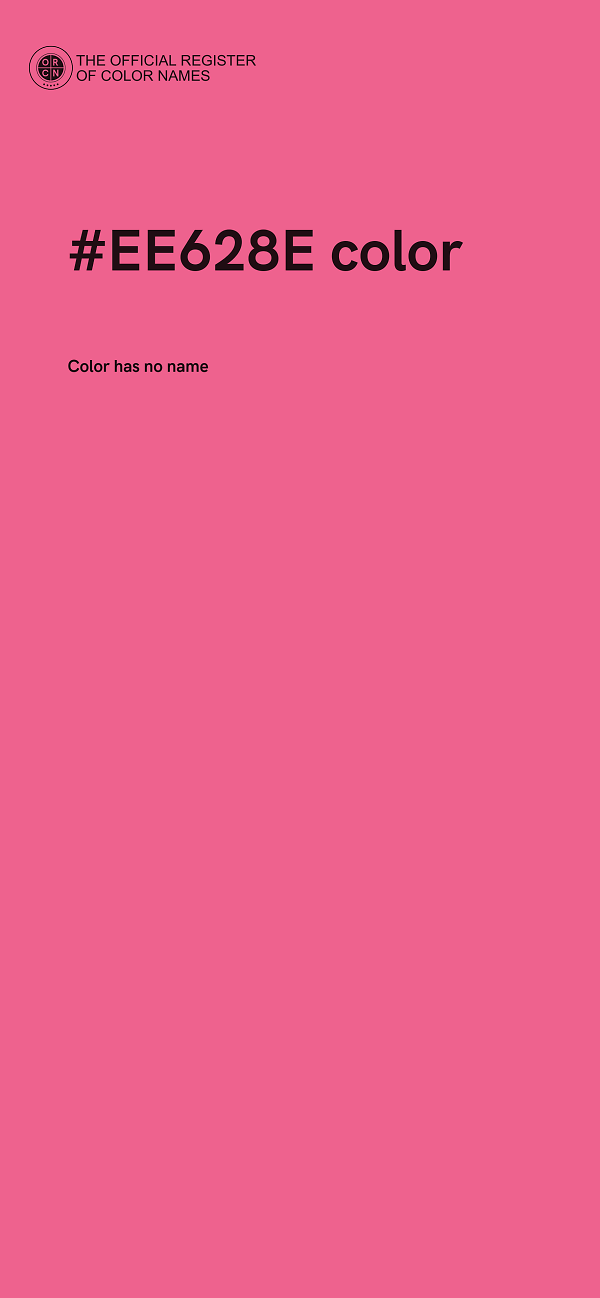 #EE628E color image