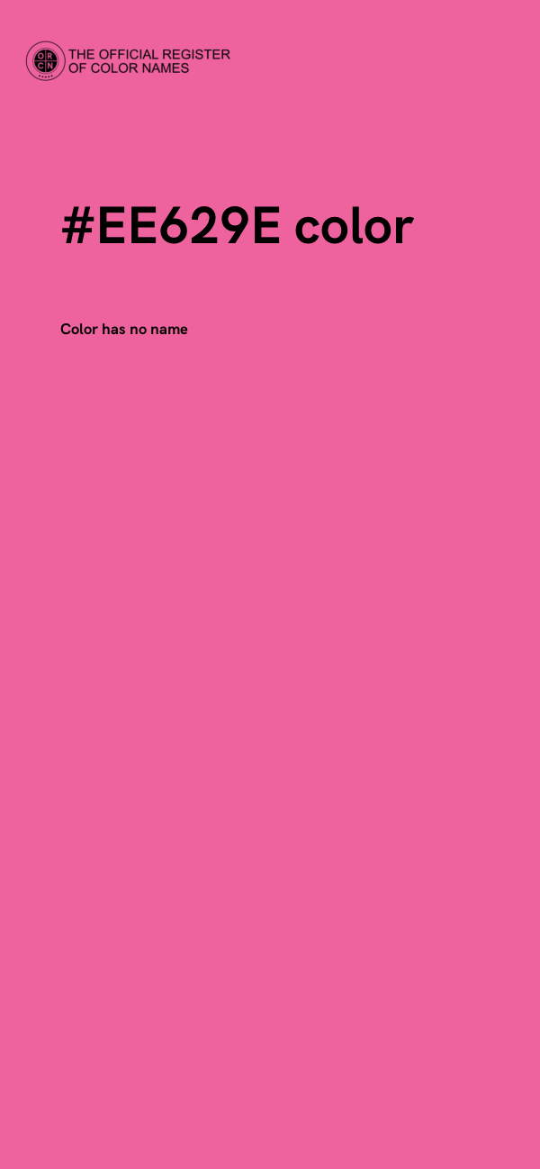 #EE629E color image