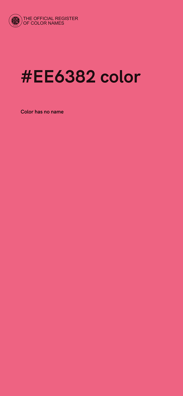 #EE6382 color image