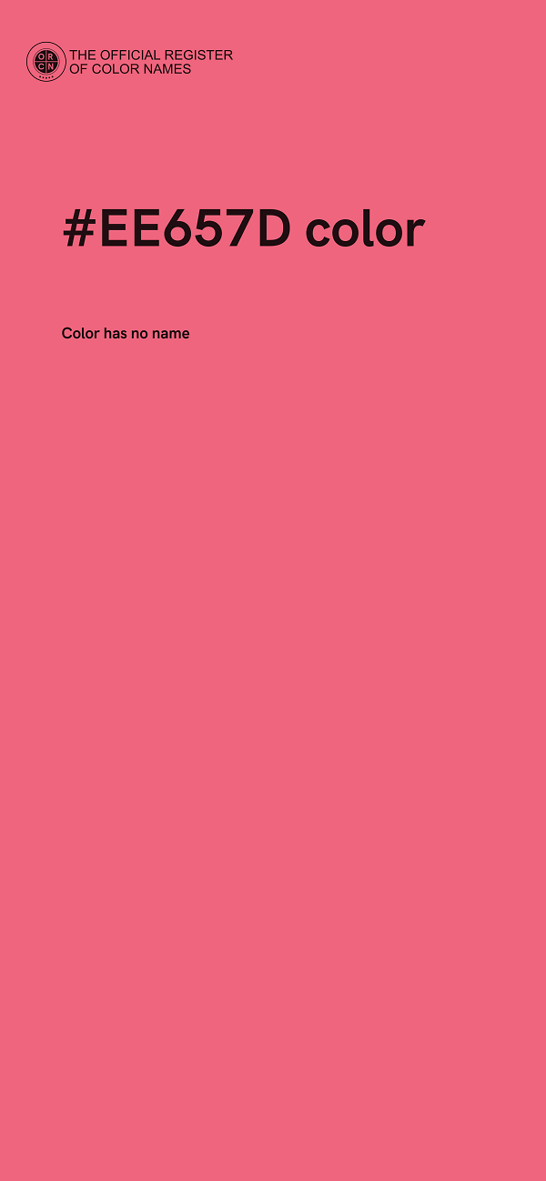 #EE657D color image