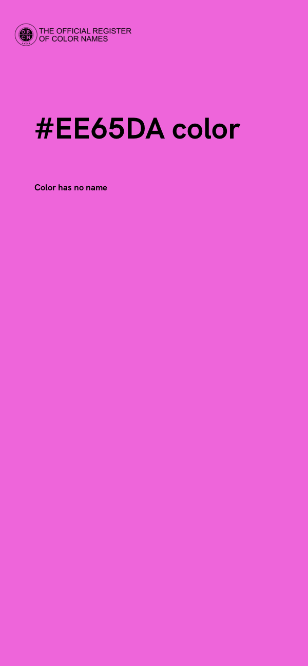 #EE65DA color image