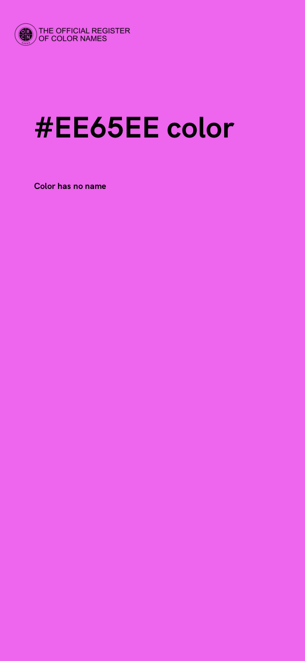 #EE65EE color image