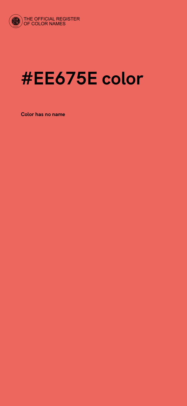 #EE675E color image