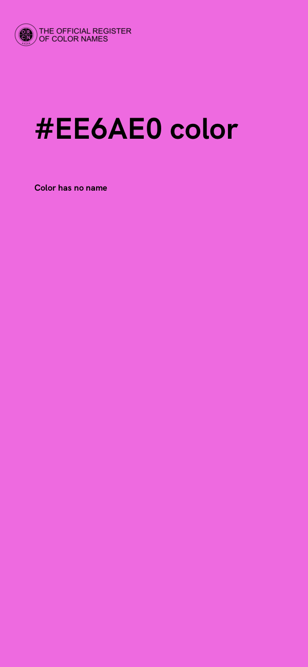 #EE6AE0 color image