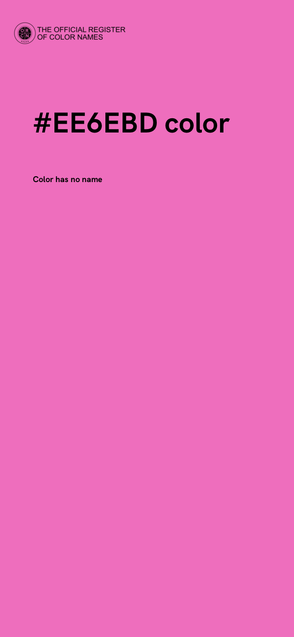 #EE6EBD color image