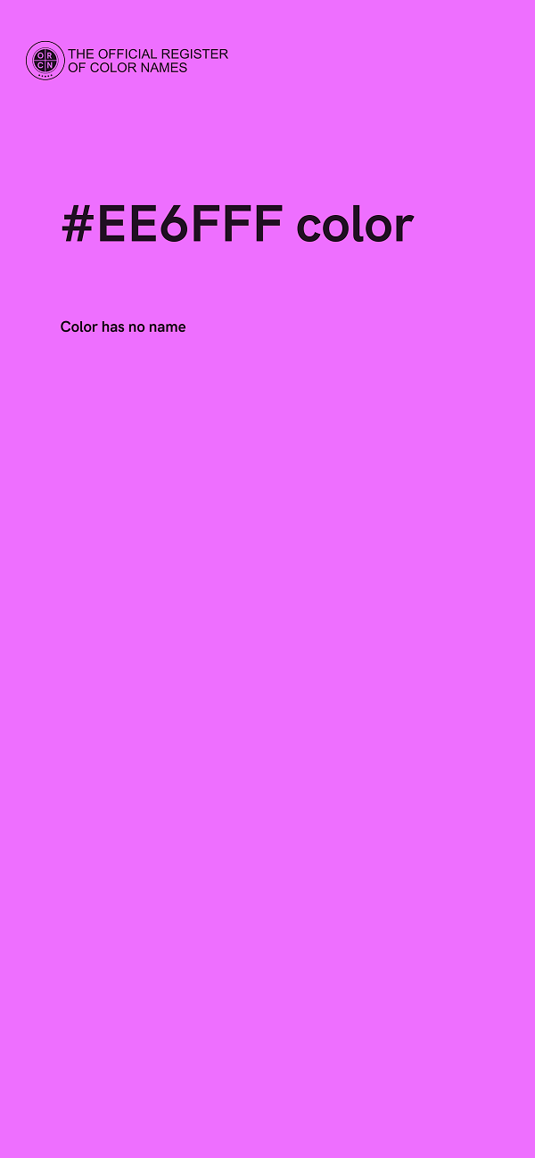 #EE6FFF color image