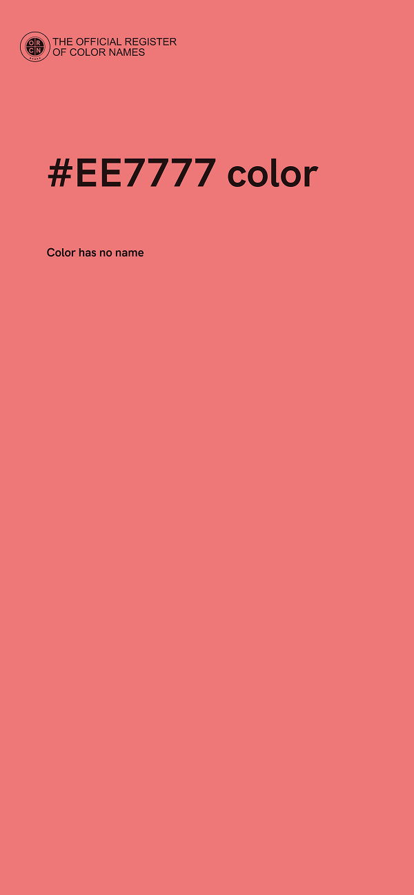 #EE7777 color image