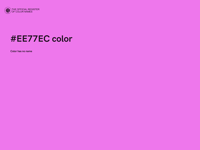 #EE77EC color image