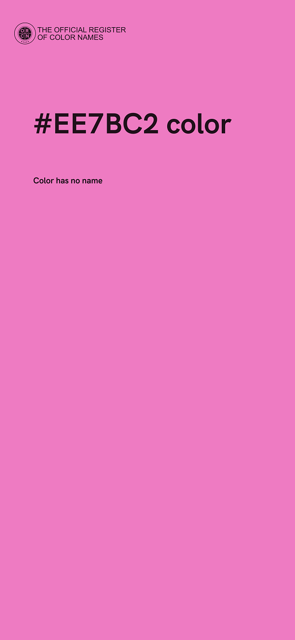 #EE7BC2 color image