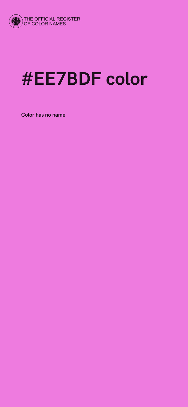 #EE7BDF color image