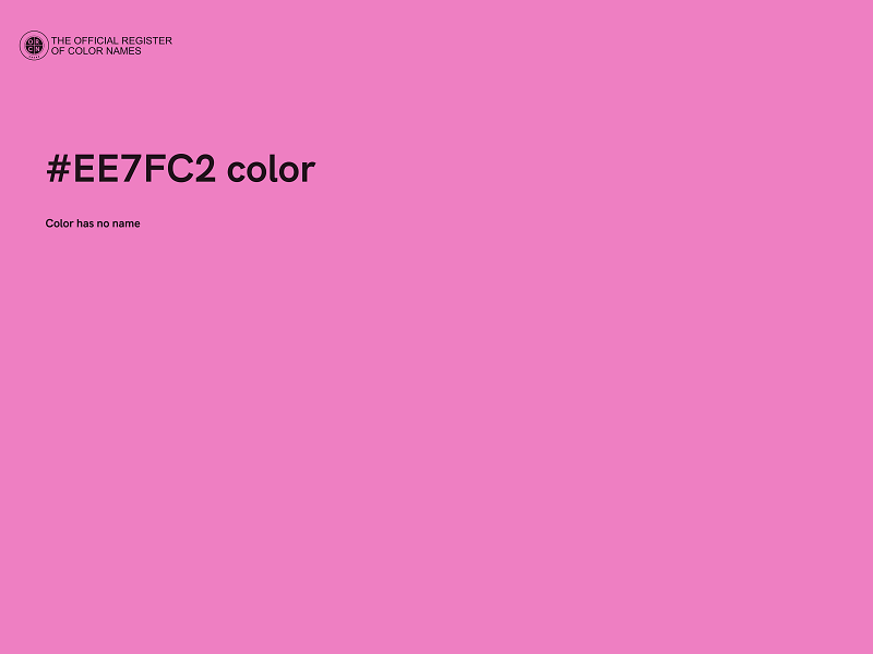 #EE7FC2 color image