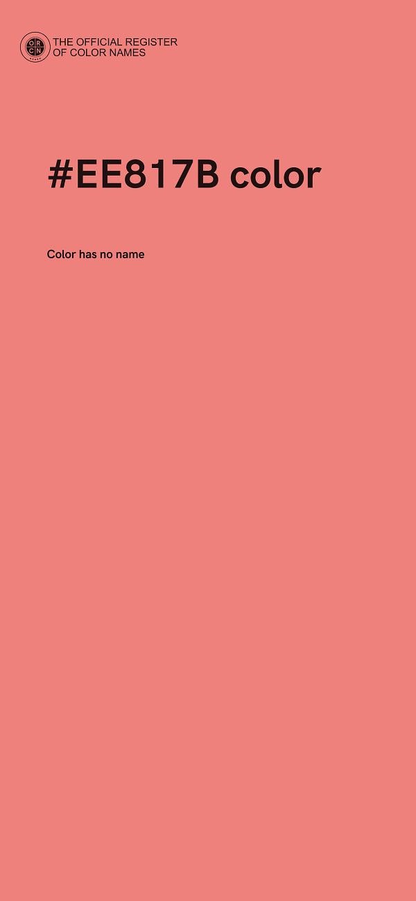 #EE817B color image