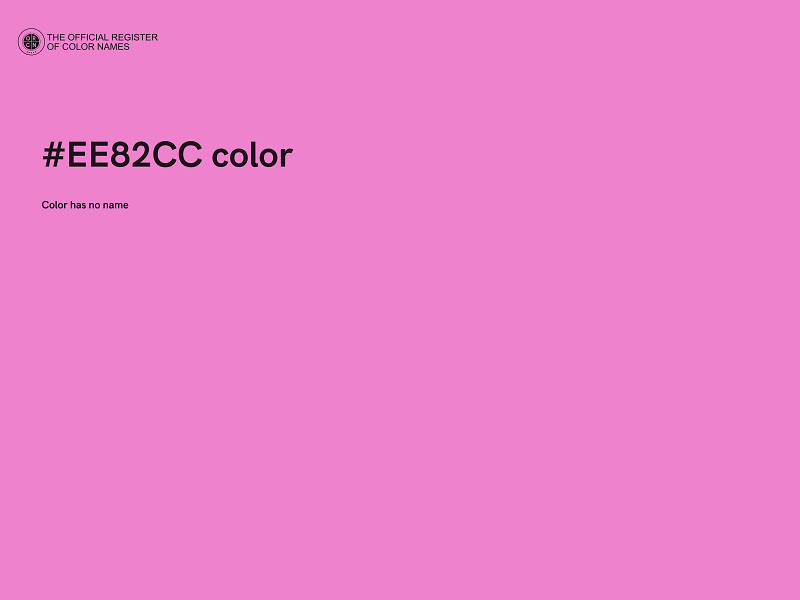 #EE82CC color image