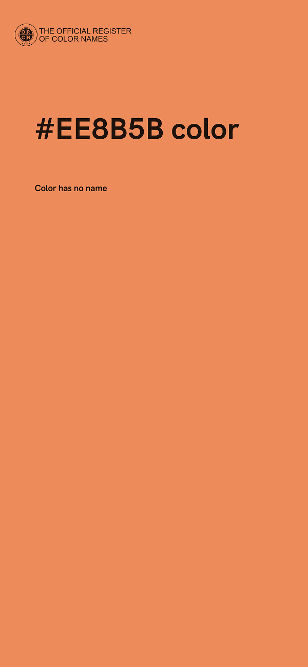 #EE8B5B color image