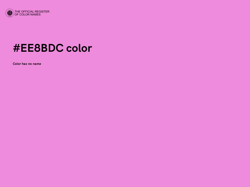#EE8BDC color image
