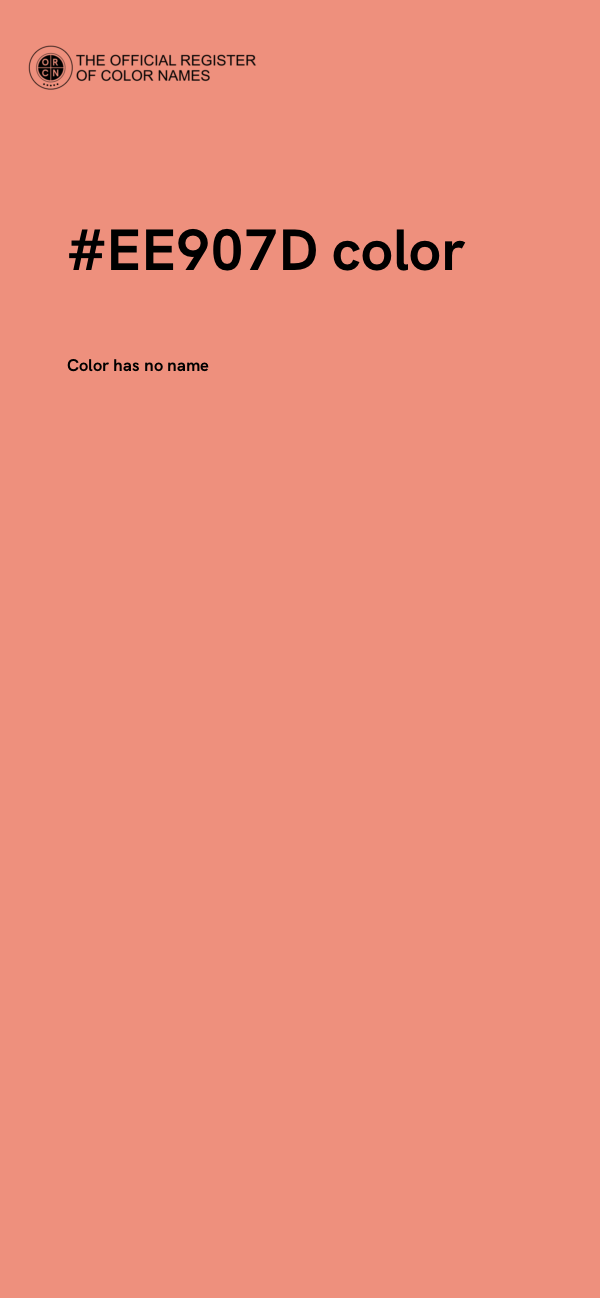 #EE907D color image