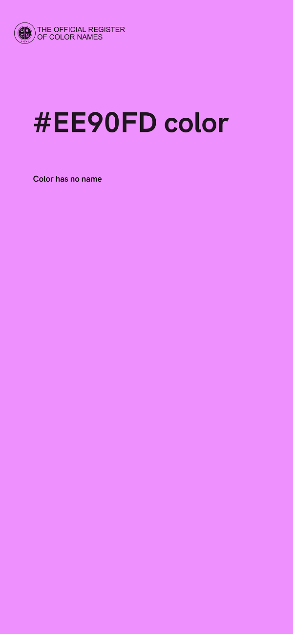 #EE90FD color image