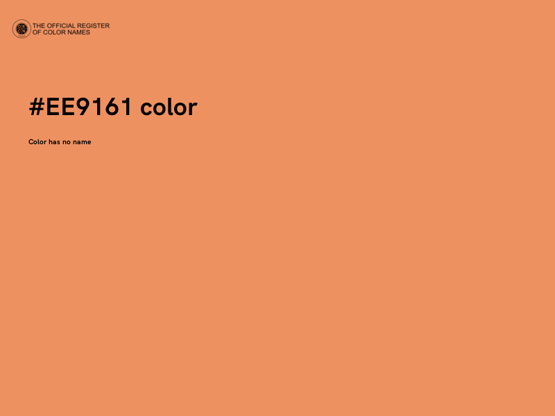 #EE9161 color image
