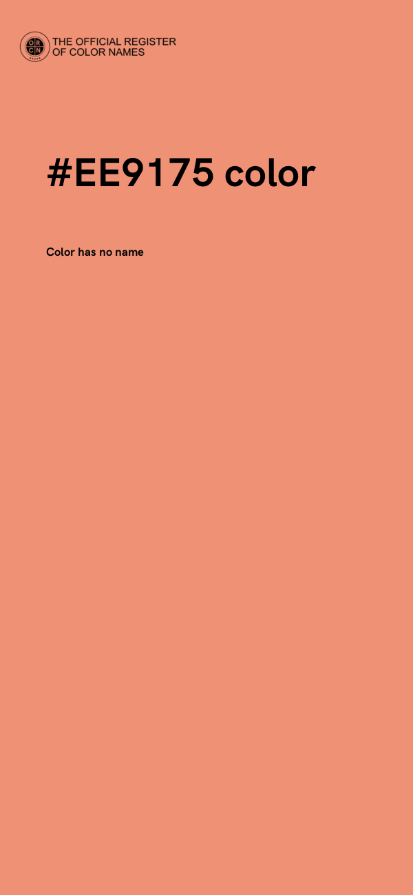 #EE9175 color image