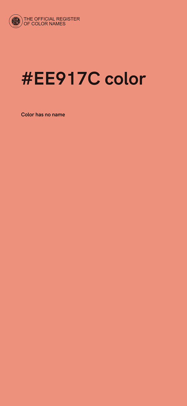 #EE917C color image