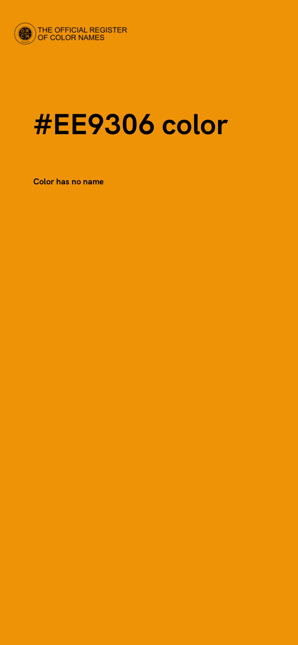 #EE9306 color image