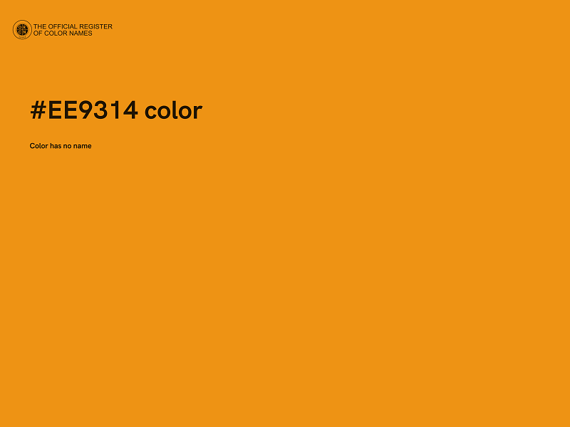 #EE9314 color image