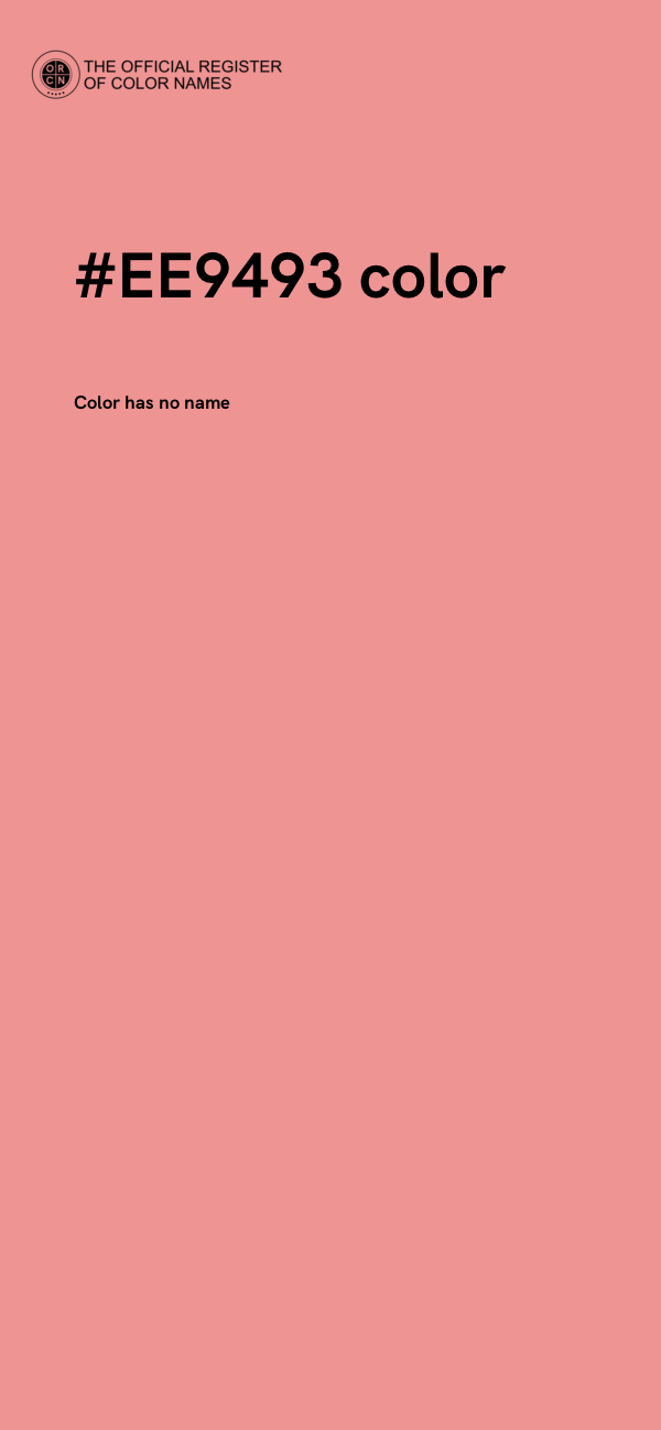 #EE9493 color image