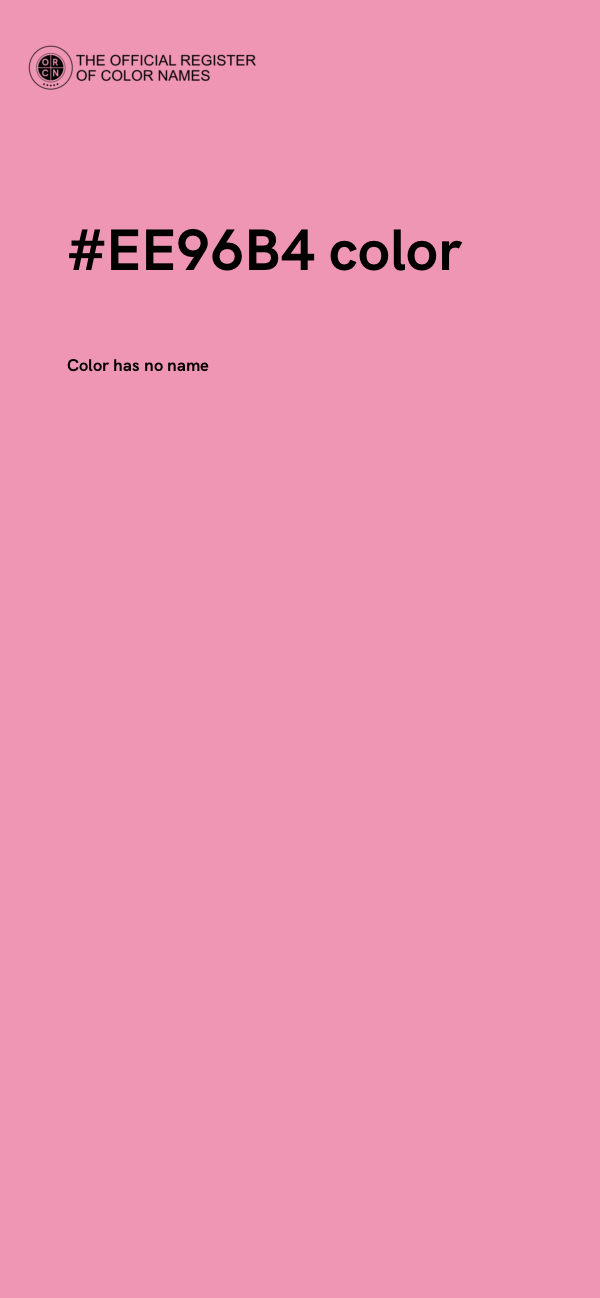 #EE96B4 color image
