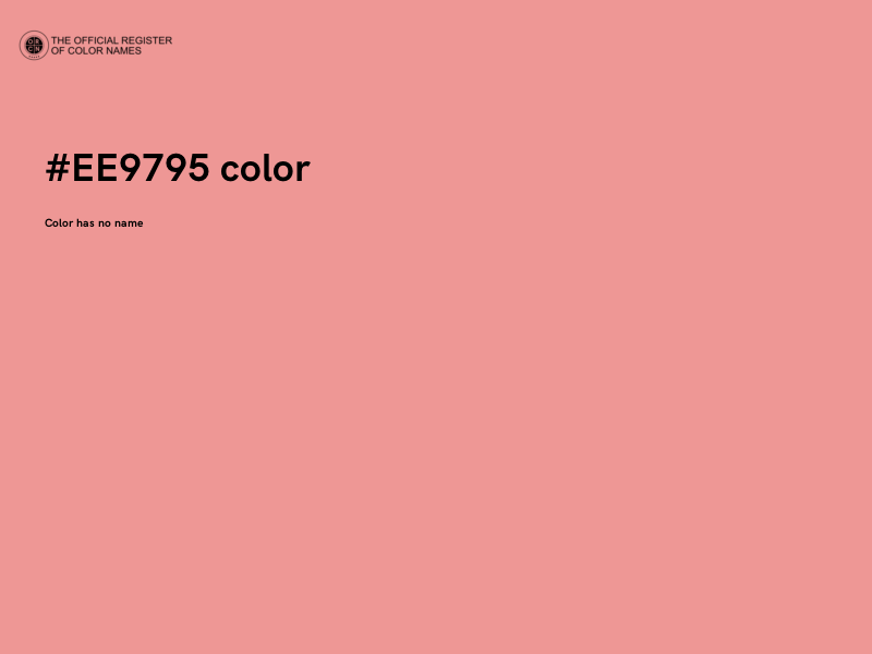 #EE9795 color image