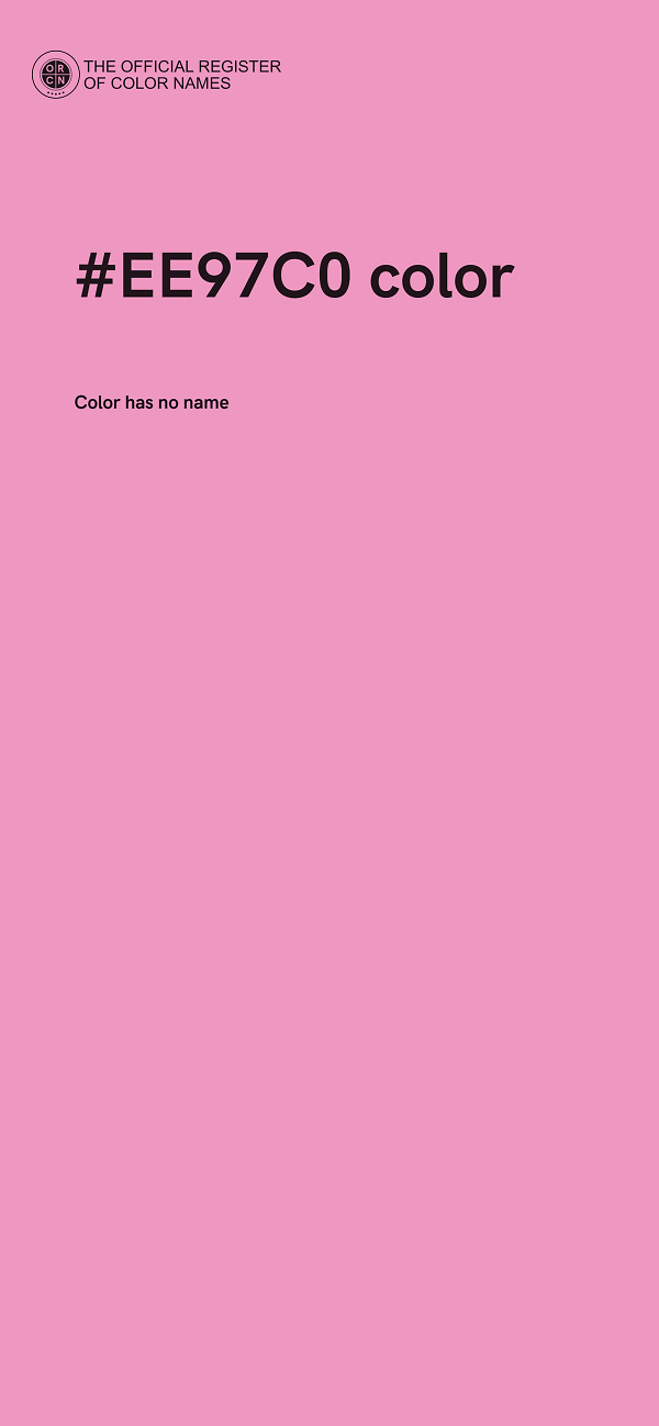 #EE97C0 color image