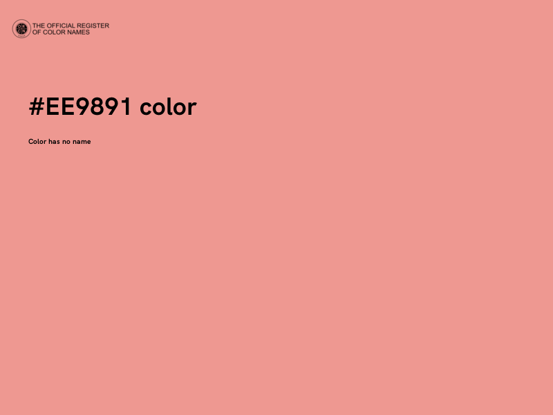 #EE9891 color image