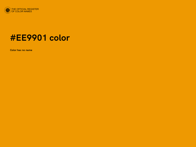 #EE9901 color image