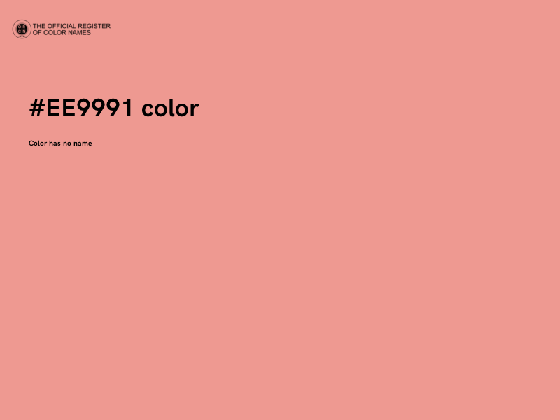 #EE9991 color image