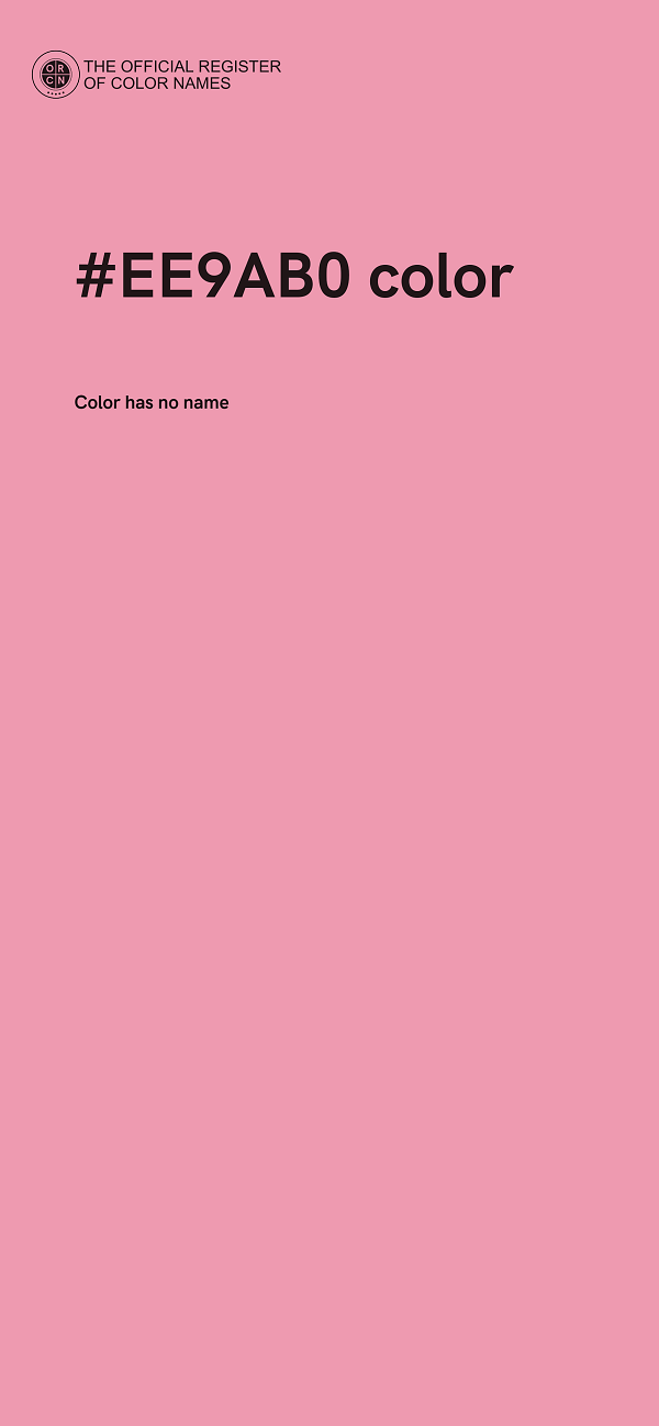 #EE9AB0 color image