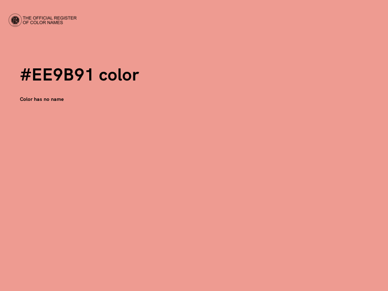 #EE9B91 color image